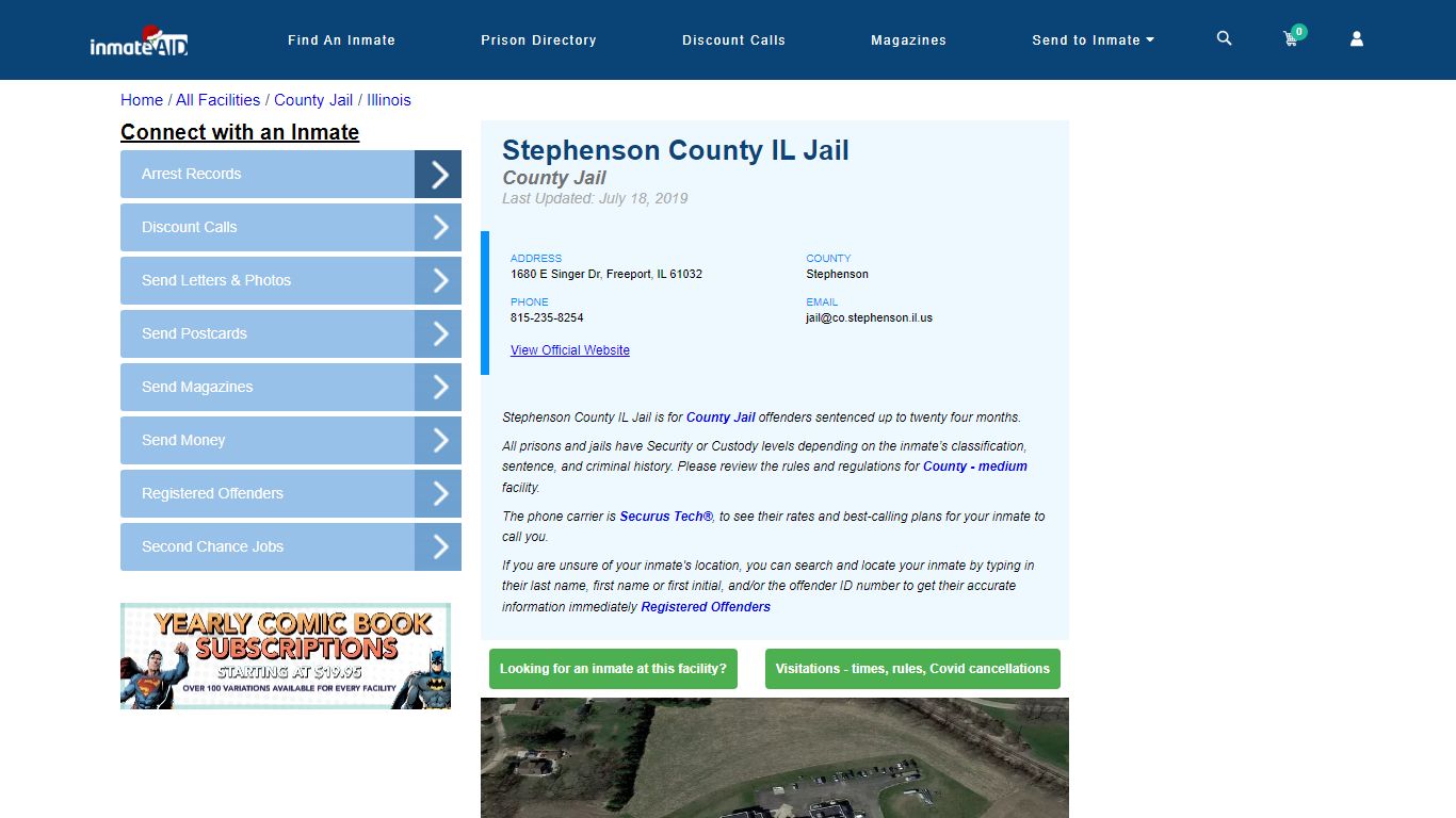 Stephenson County IL Jail - Inmate Locator - Freeport, IL